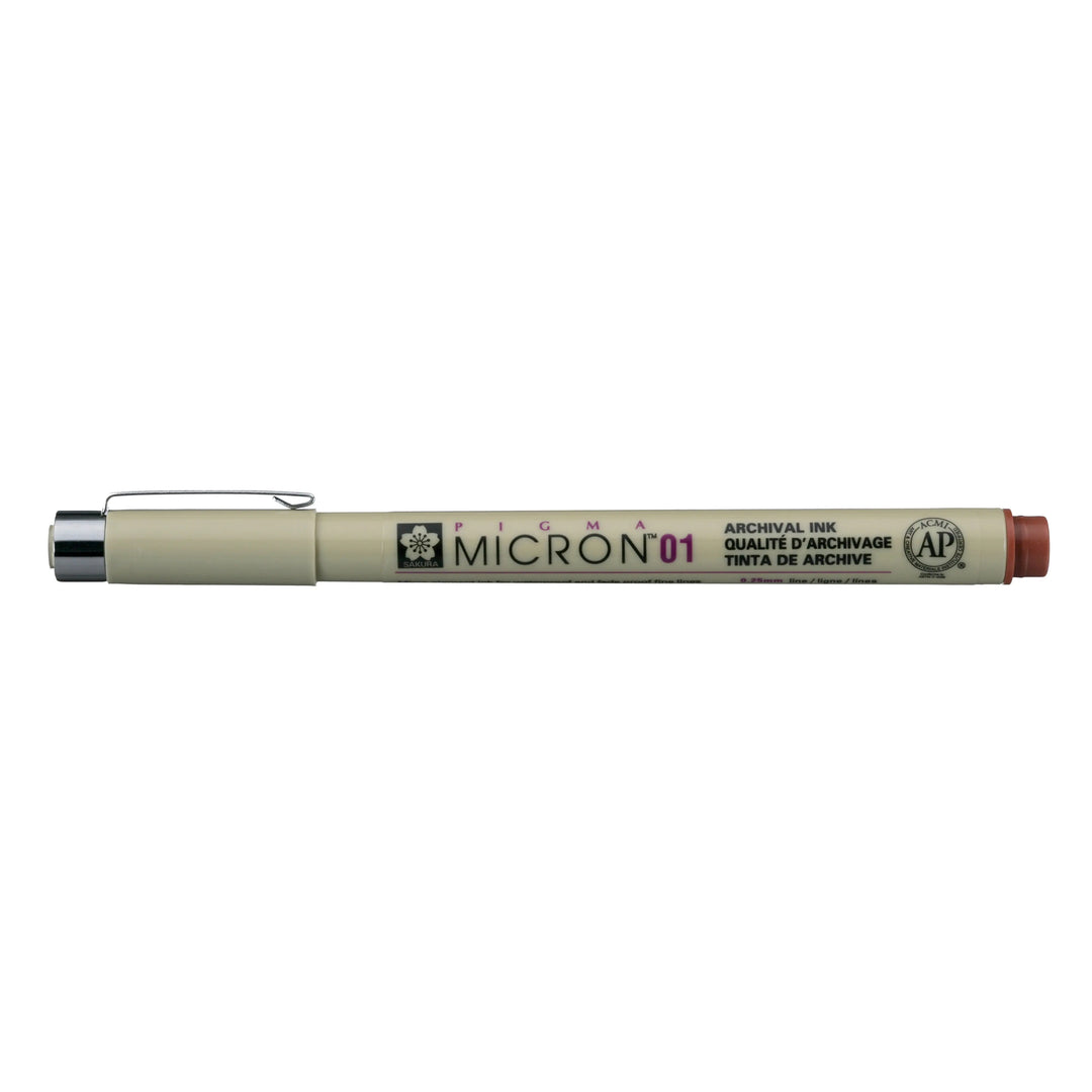Sakura Pigma Micron 01 - 0.25 mm - Braun