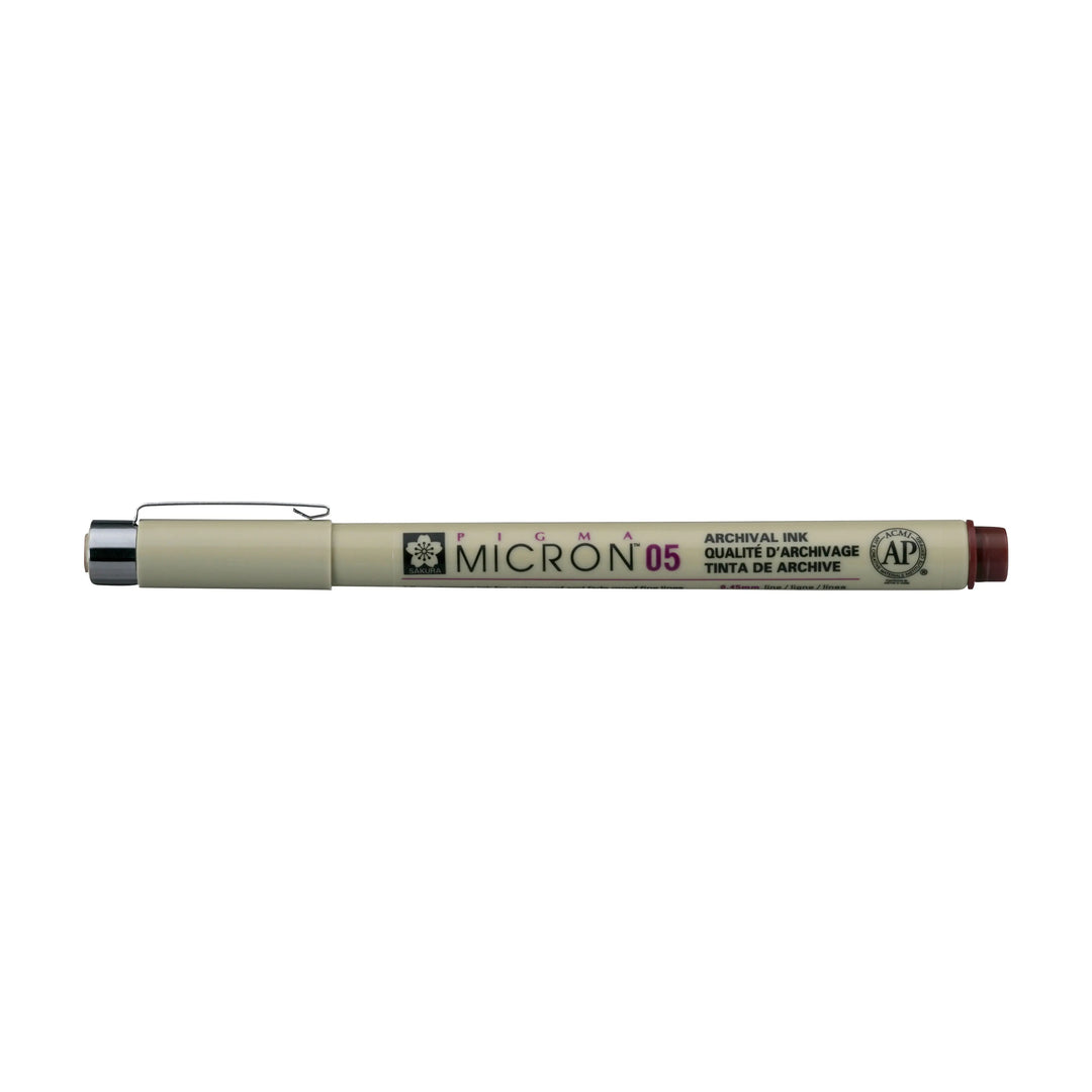Sakura Pigma Micron 05 - 0.45 mm - Burgunderrot