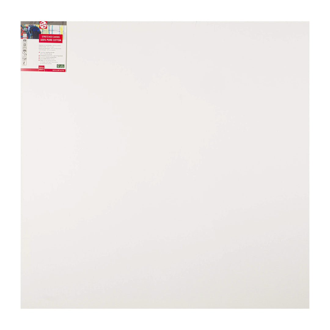 Talens Bespannter Keilrahmen Baumwolle 3D 100 x 100 cm