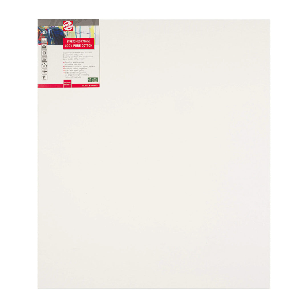 Talens Bespannter Keilrahmen Baumwolle 3D 60 x 70 cm