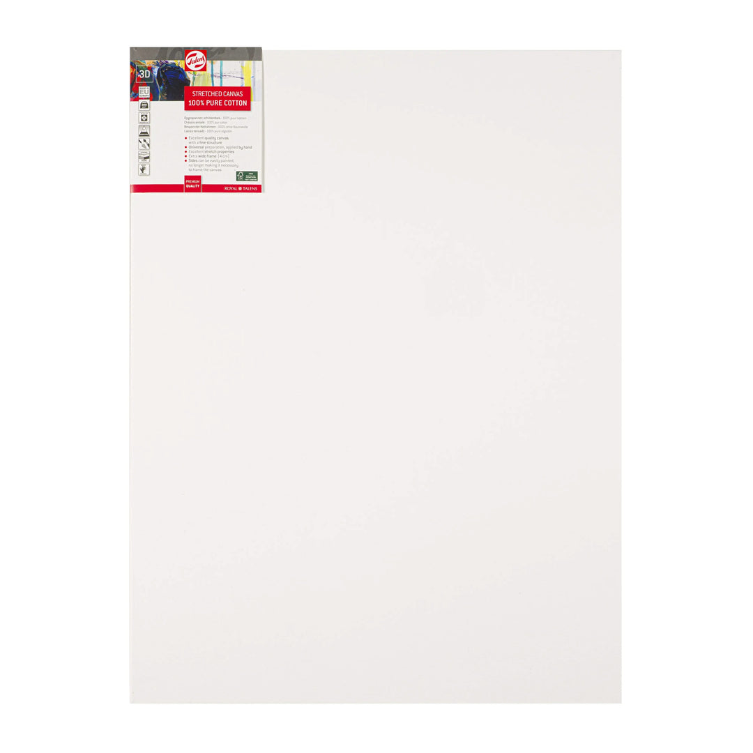 Talens Bespannter Keilrahmen Baumwolle 3D 60 x 80 cm