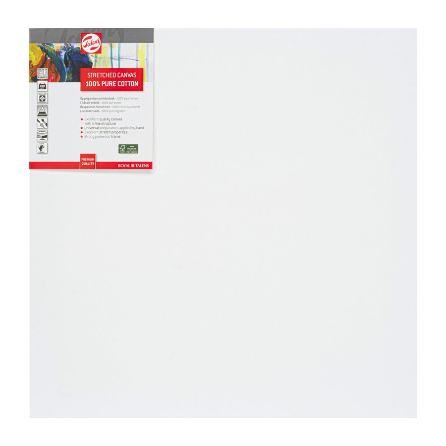Talens Bespannter Keilrahmen Baumwolle 50 x 50 cm