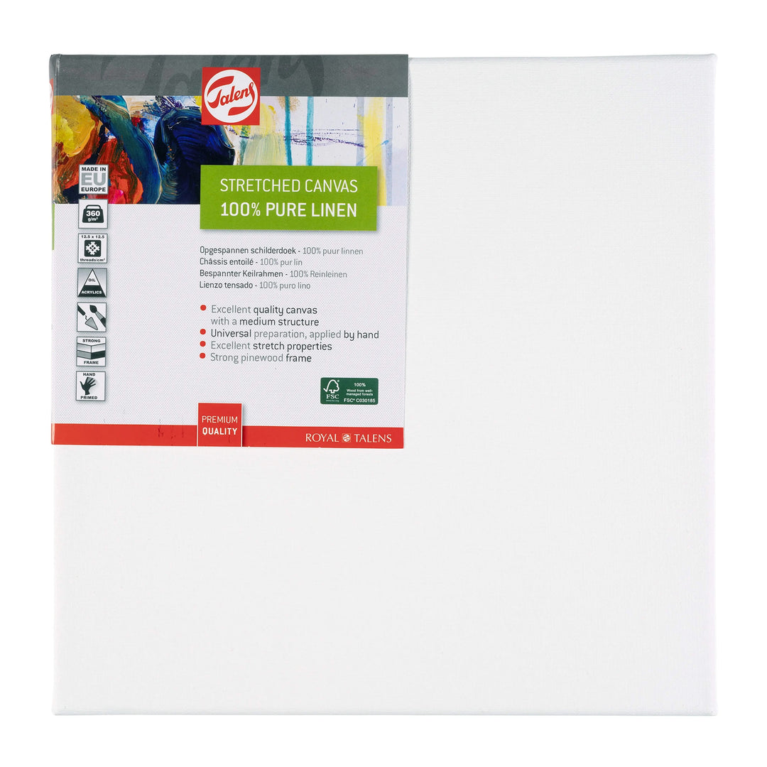 Talens Bespannter Keilrahmen Leinen 30 x 30 cm