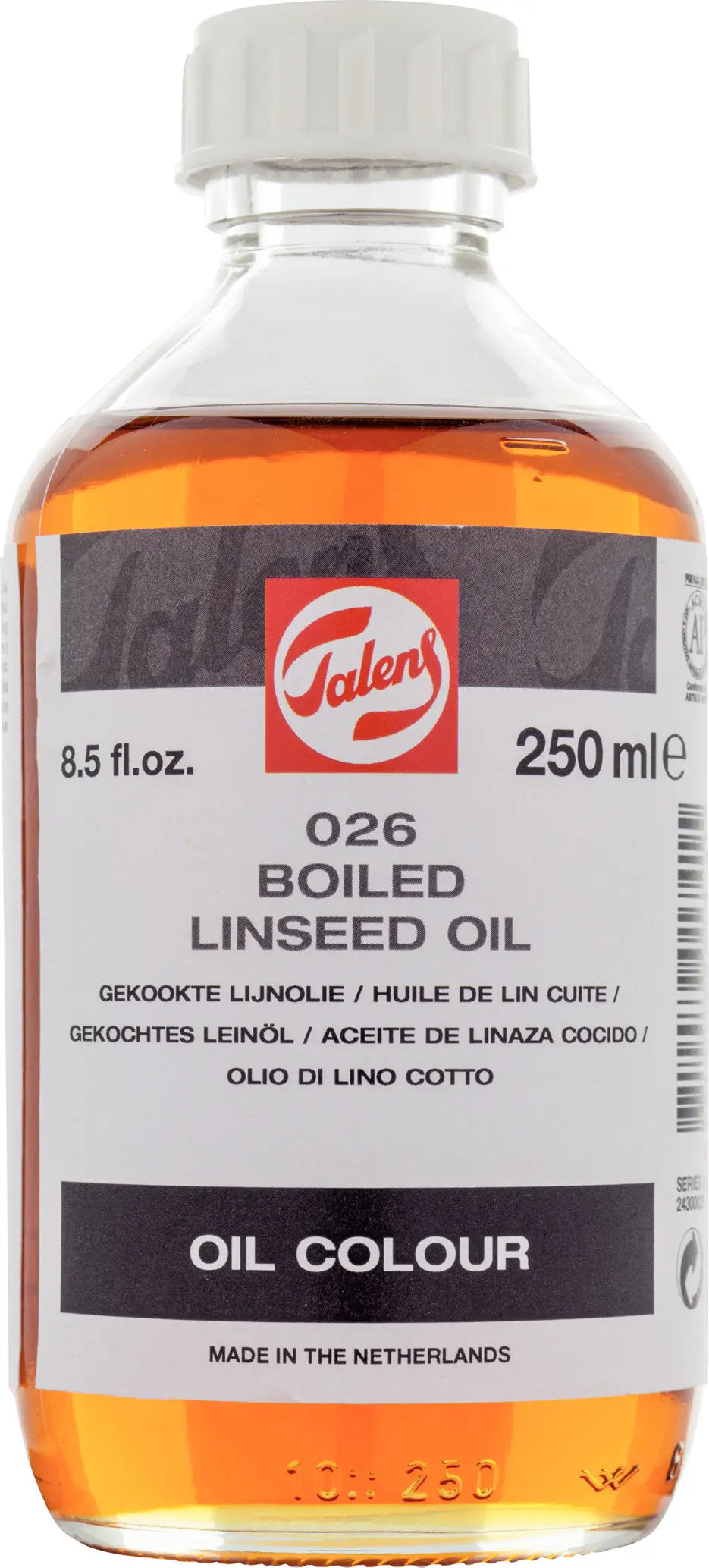 Talens Gekochtes Leinöl 026 Flasche 250 ml