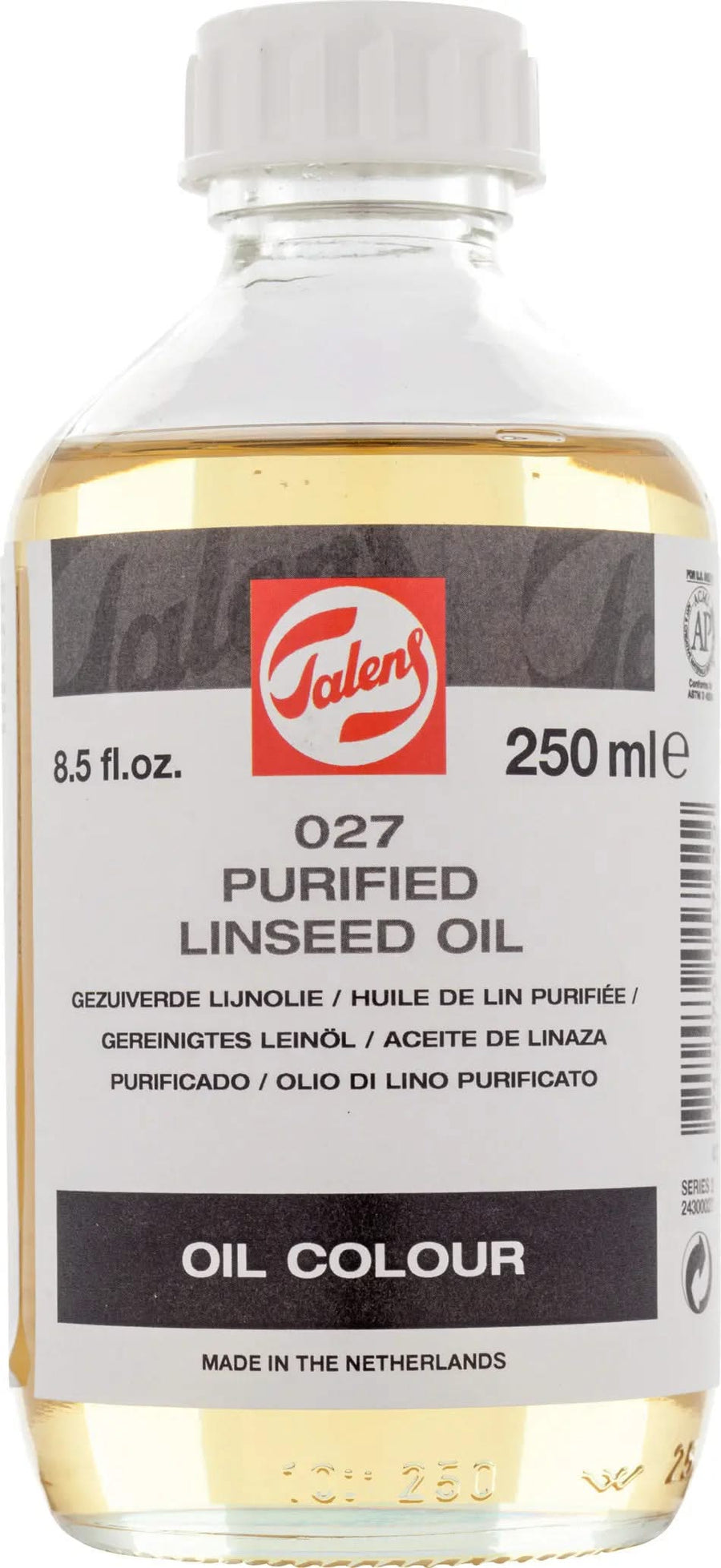 Talens Gereinigtes Leinöl 027 Flasche 250 ml