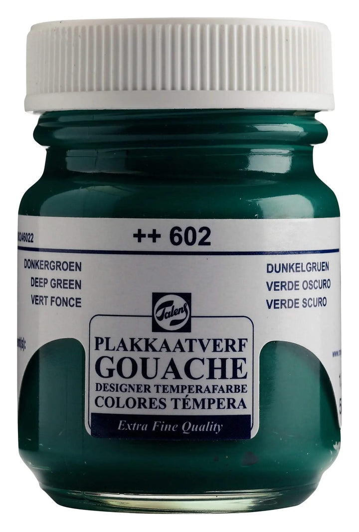Talens Gouache Extra Fine Quality Flasche 50 ml Dunkelgrün 602
