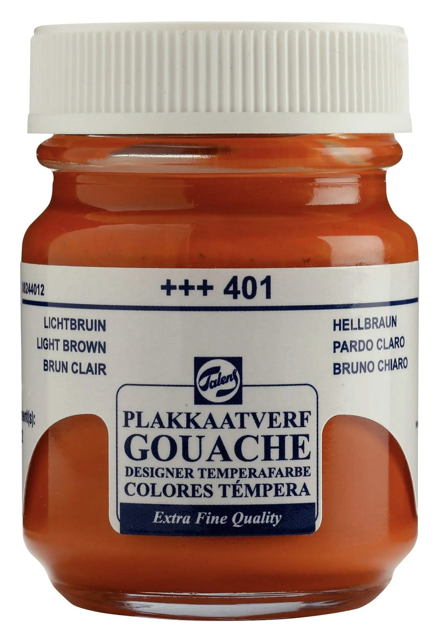Talens Gouache Extra Fine Quality Flasche 50 ml Hellbraun 401
