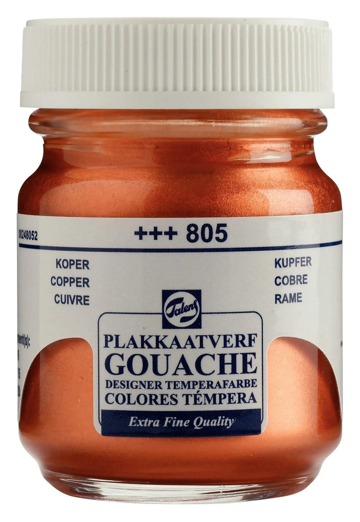 Talens Gouache Extra Fine Quality Flasche 50 ml Kupfer 805