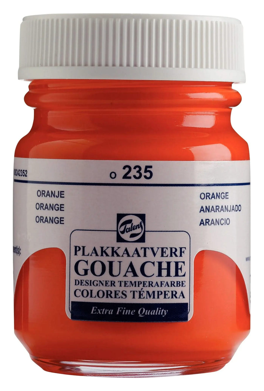 Talens Gouache Extra Fine Quality Flasche 50 ml Orange 235