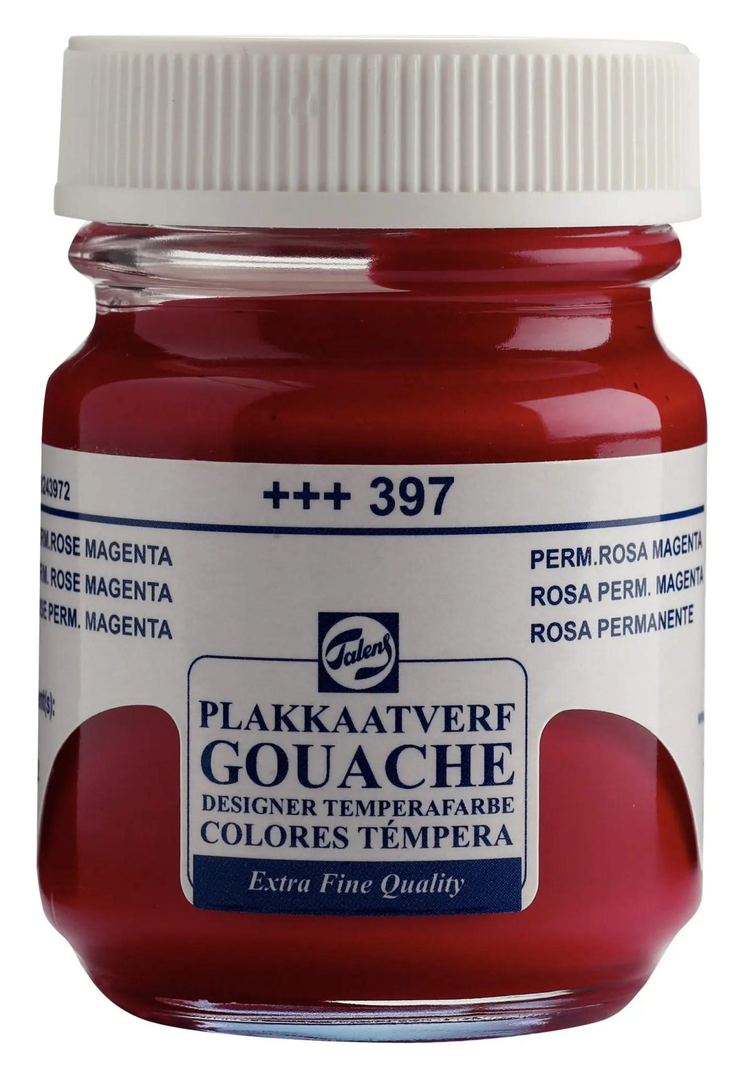 Talens Gouache Extra Fine Quality Flasche 50 ml Permanentrosa (Magenta) 397