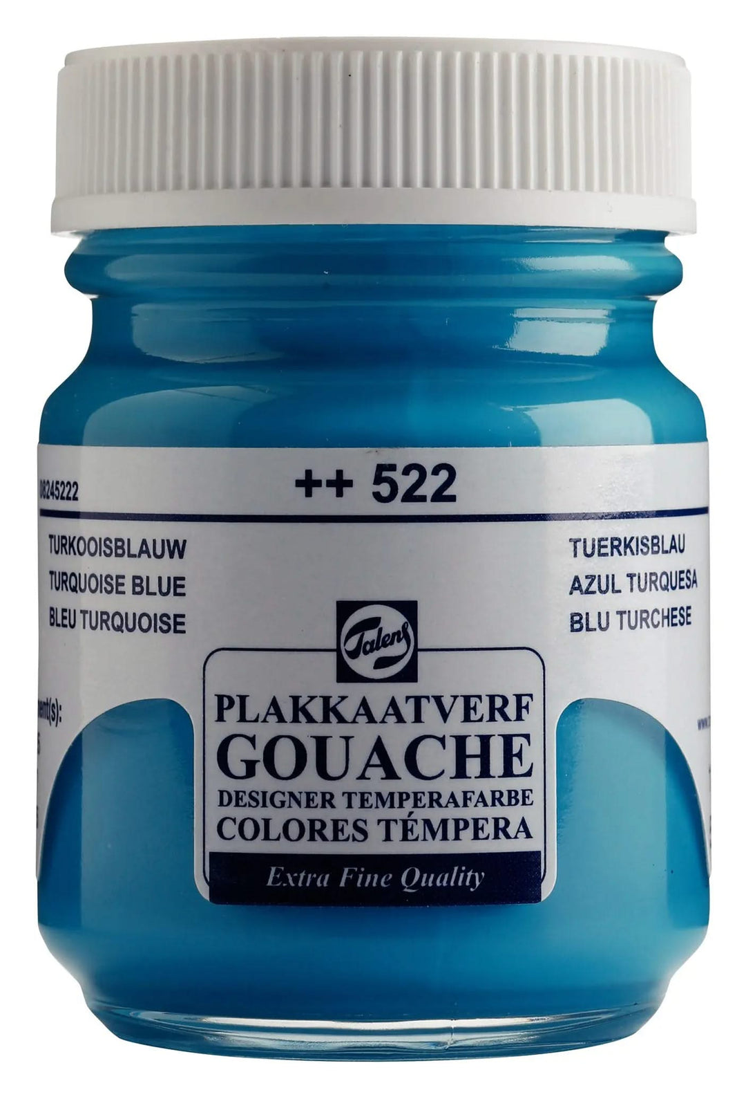 Talens Gouache Extra Fine Quality Flasche 50 ml Türkisblau 522