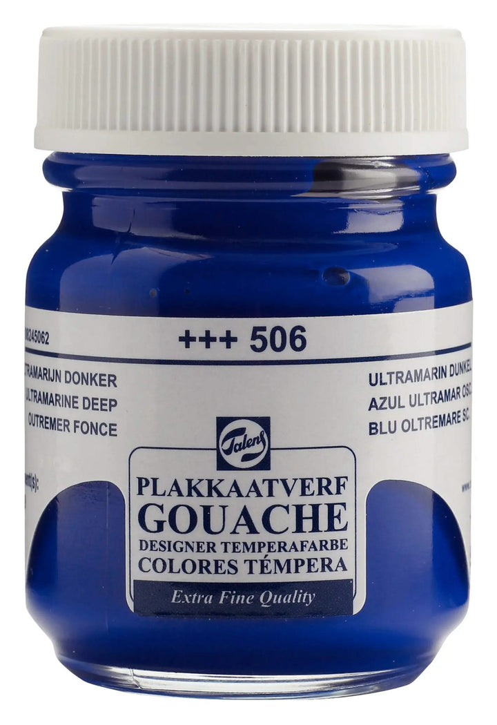 Talens Gouache Extra Fine Quality Flasche 50 ml Ultramarin Dunkel 506