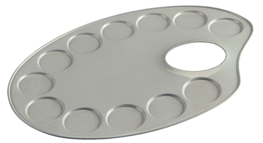 Talens Metallpalette Oval 12,6 x 18,5 cm Talens