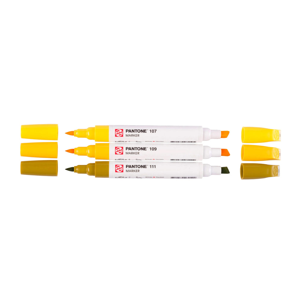 Talens | Pantone Marker Set 3x Yellow Talens Pantone