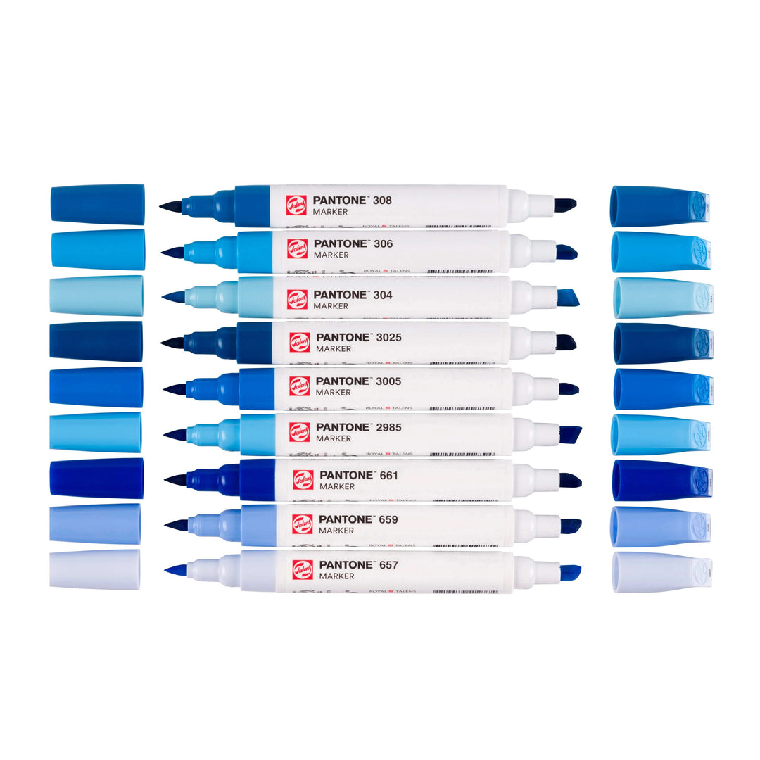 Talens | Pantone Marker Set 9x Blue Talens Pantone