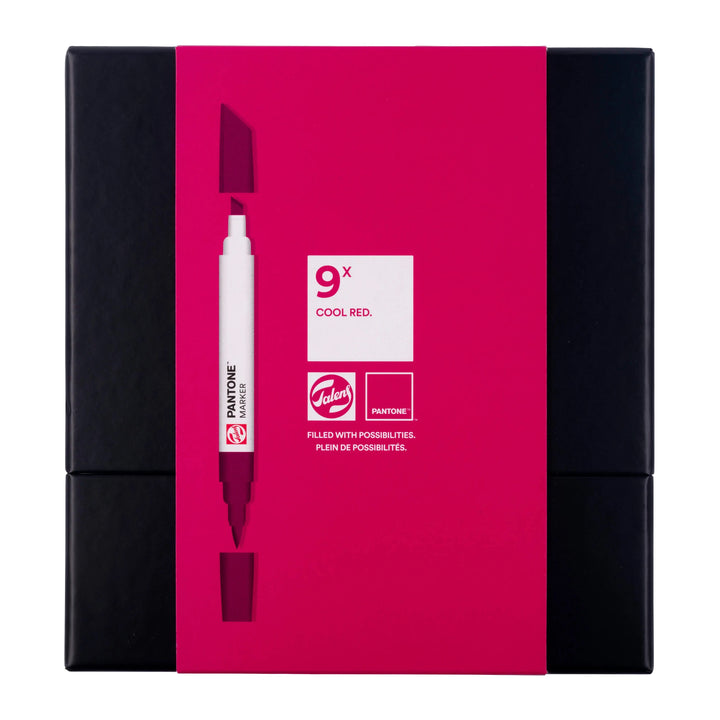 Talens | Pantone Marker Set 9x Cool Red