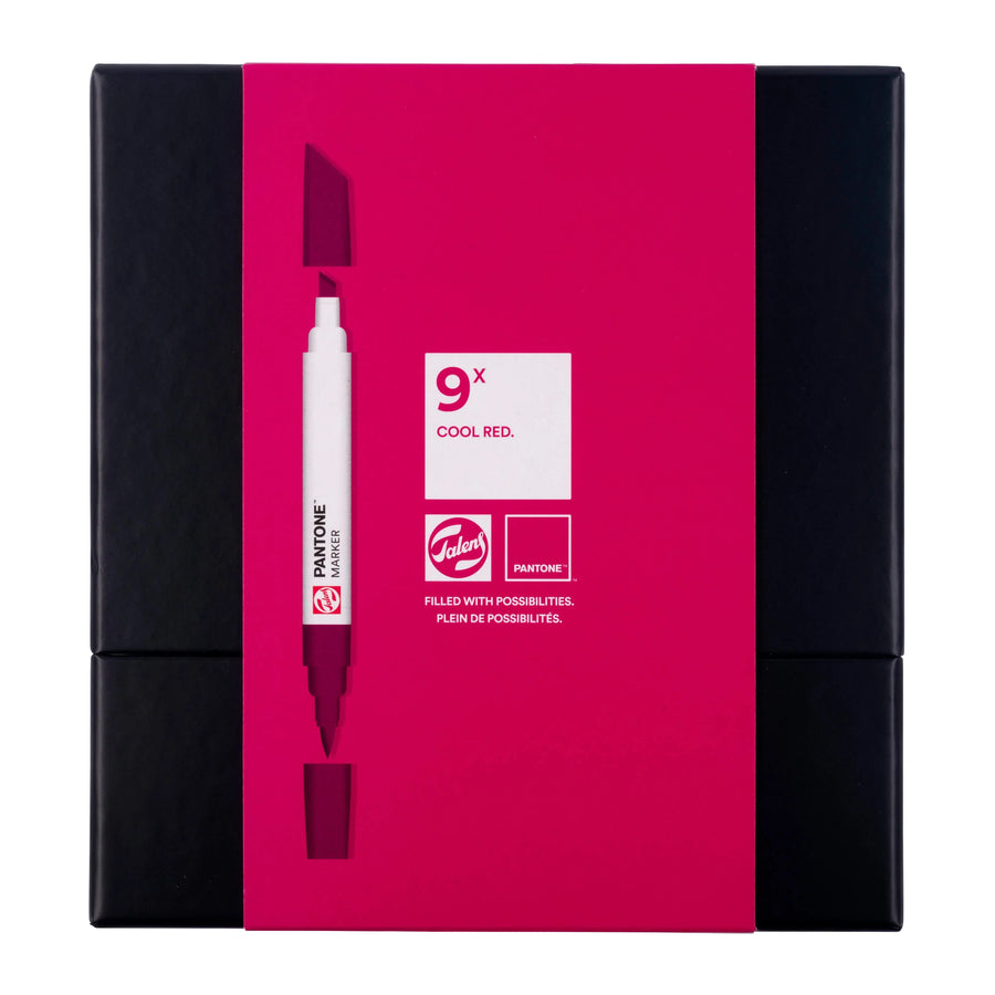 Talens | Pantone Marker Set 9x Cool Red