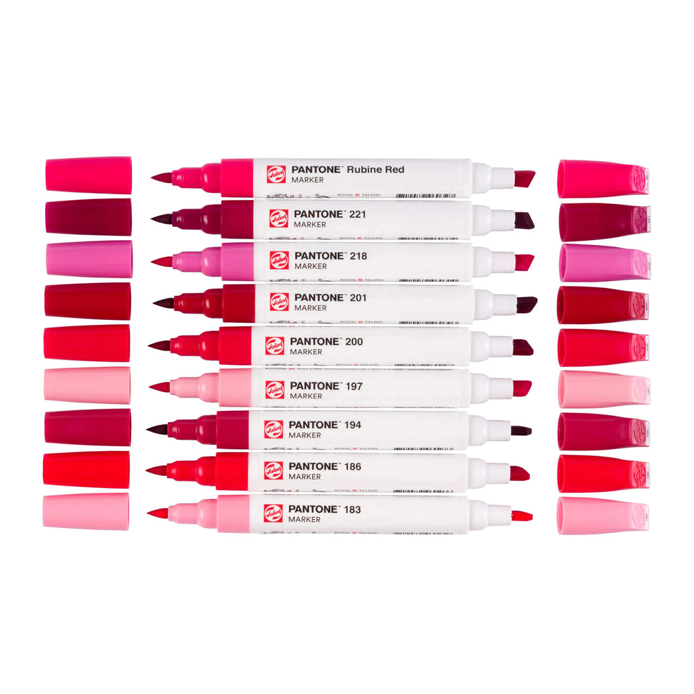 Talens | Pantone Marker Set 9x Cool Red Talens Pantone