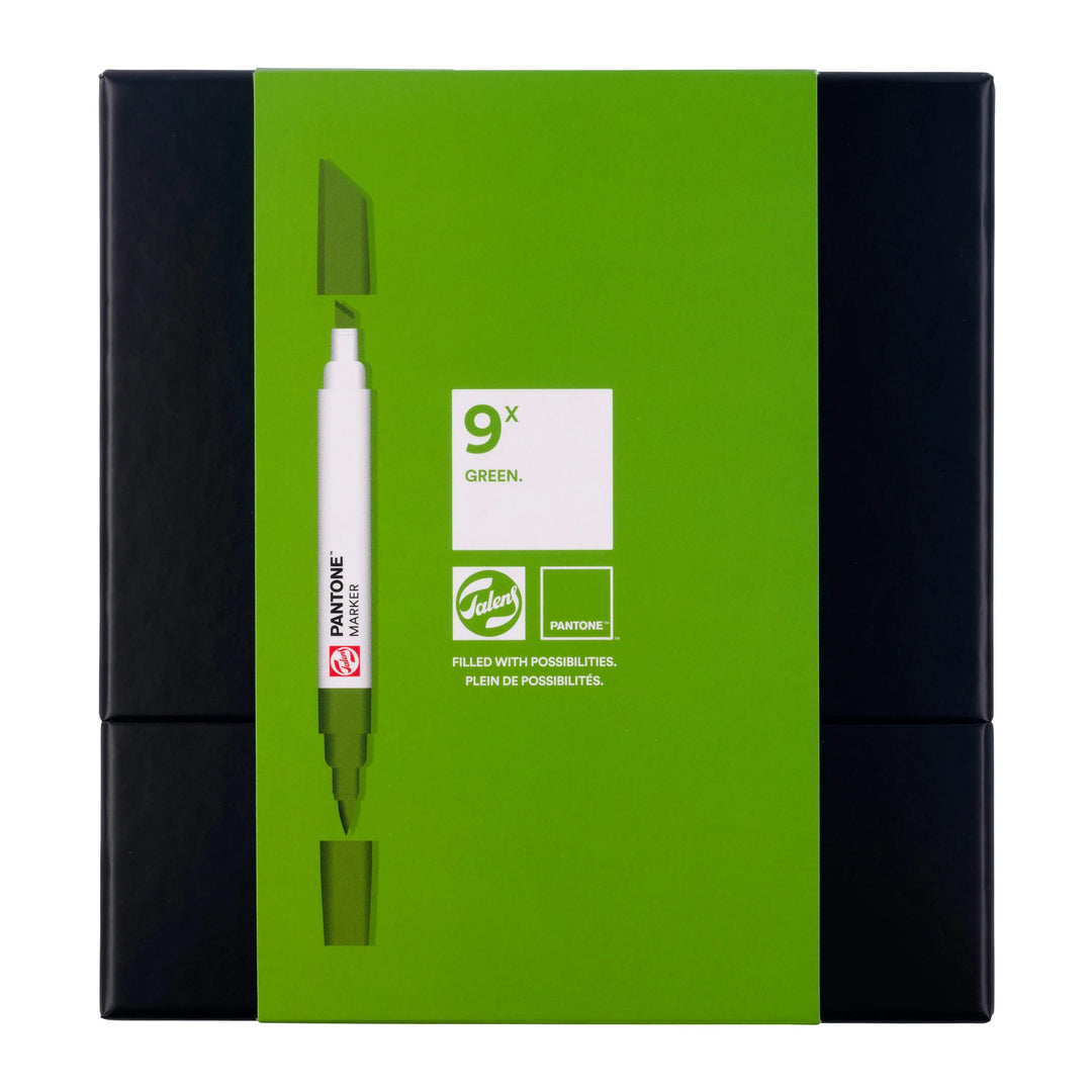 Talens | Pantone Marker Set 9x Green