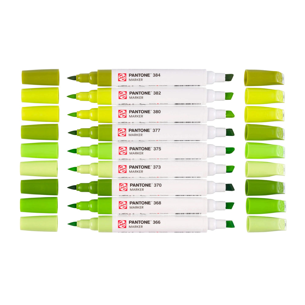 Talens | Pantone Marker Set 9x Green Yellow Talens Pantone