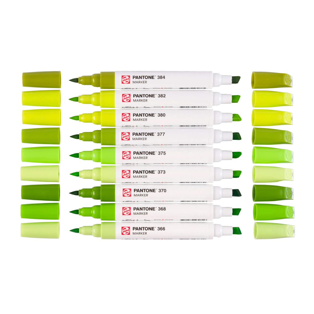 Talens | Pantone Marker Set 9x Green Yellow Talens Pantone