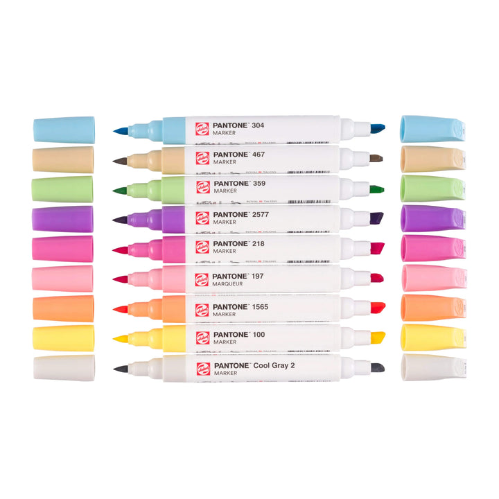 Talens | Pantone Marker Set 9x Pastel Talens Pantone