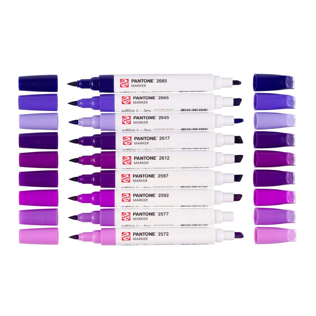 Talens | Pantone Marker Set 9x Purple Talens Pantone