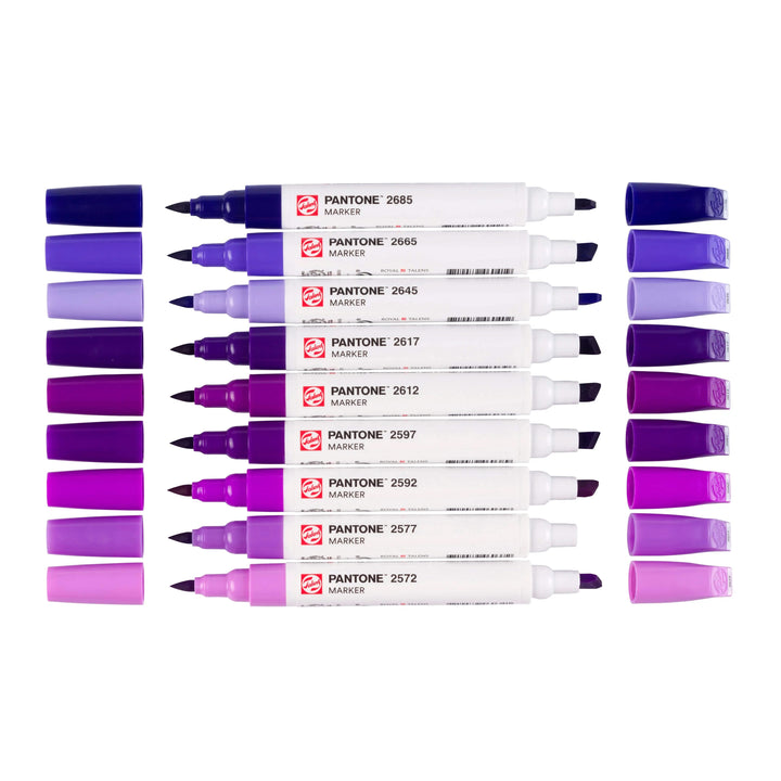 Talens | Pantone Marker Set 9x Purple Talens Pantone
