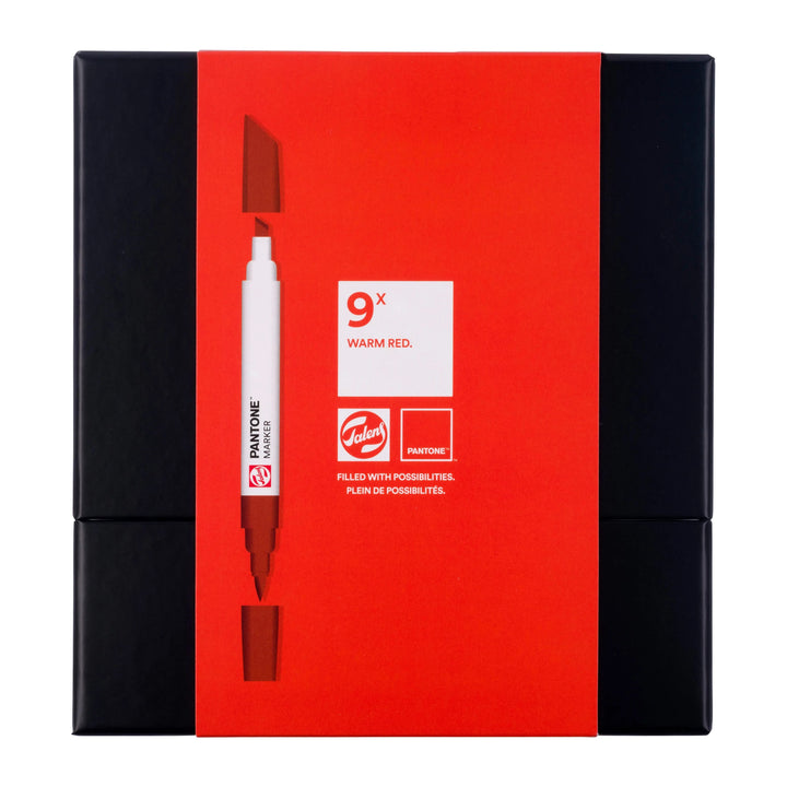 Talens | Pantone Marker Set 9x Warm Red
