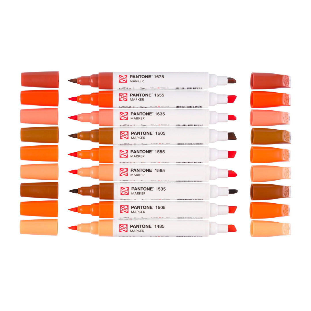 Talens | Pantone Marker Set 9x Warm Red Talens Pantone