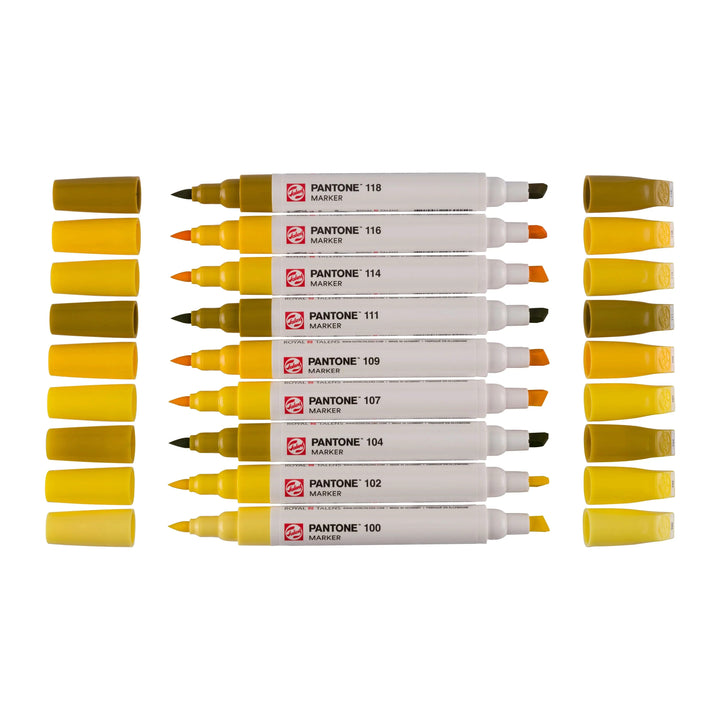 Talens | Pantone Marker Set 9x Yellow Talens Pantone