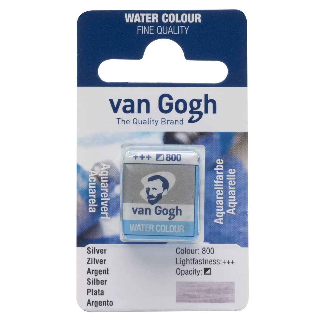 Van Gogh Aquarellfarbe Näpfchen Silber 800