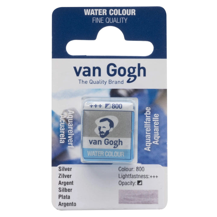 Van Gogh Aquarellfarbe Näpfchen Silber 800