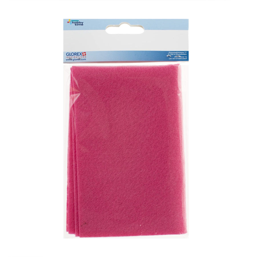 Bastelfilz 20x30cm, 250g, 2St rosa - Kidis Art