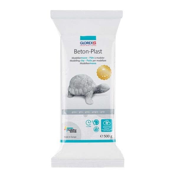 Beton Plast Modelliermasse betongrau 500g - Kidis Art