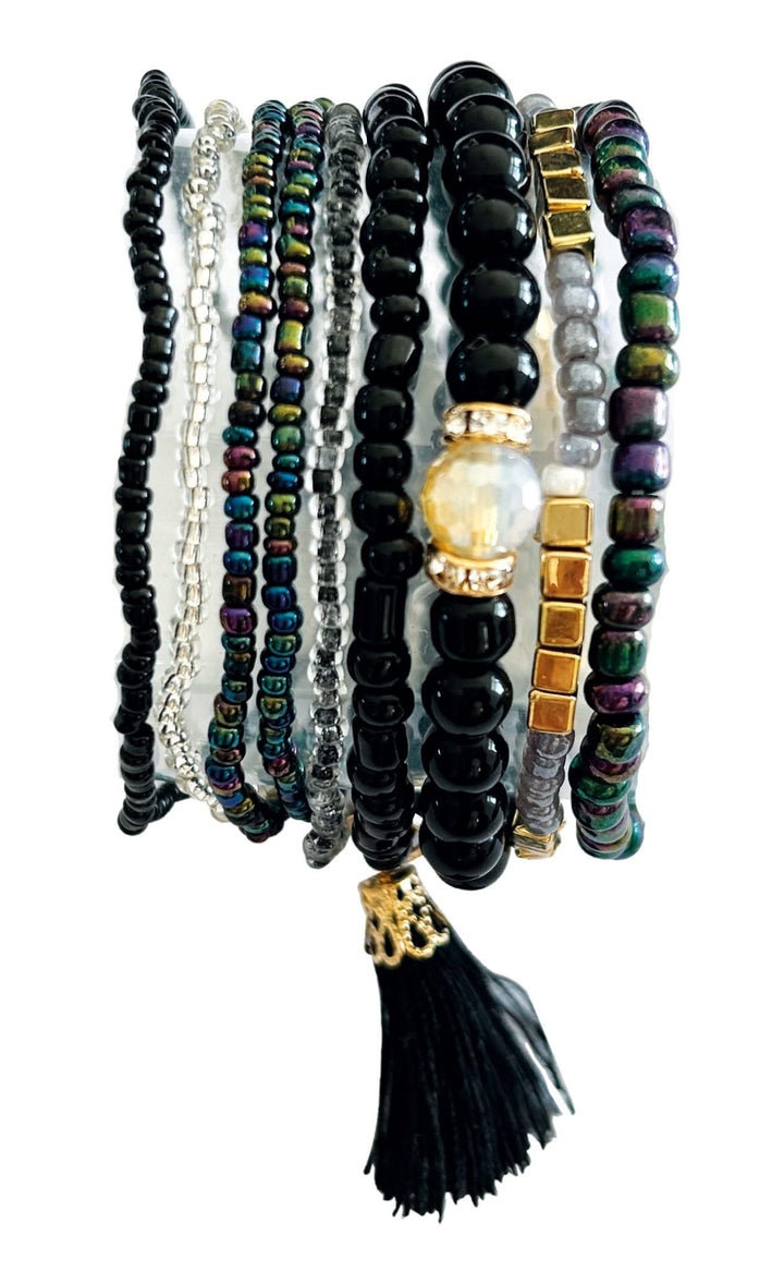 bijou4you Armband - Set, schwarz - Kidis Art