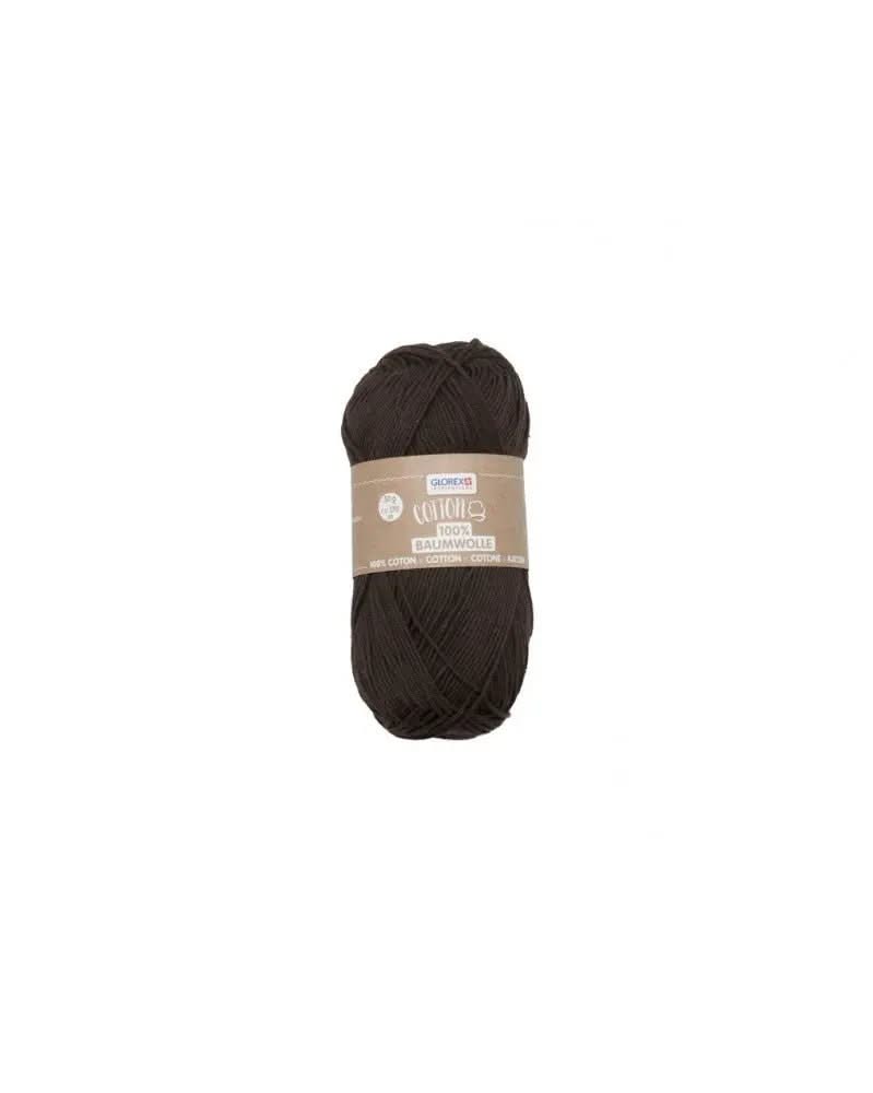 Cotton 100% Baumwolle, 50g, braun - Kidis Art