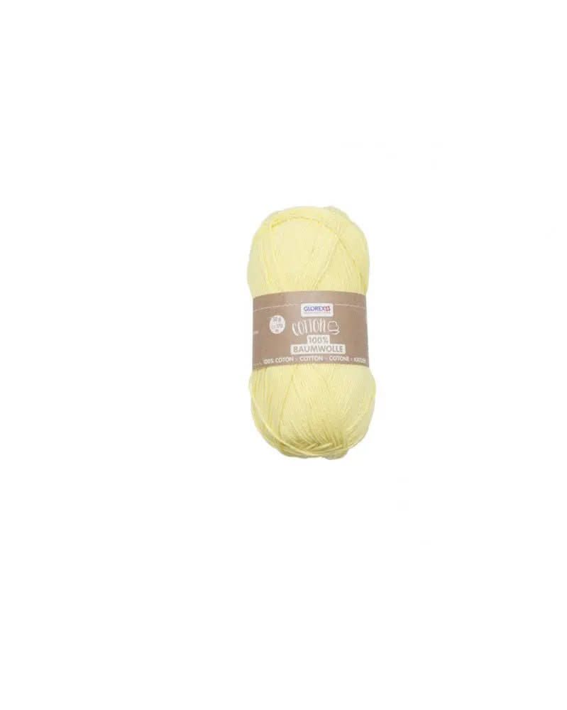 Cotton 100% Baumwolle, 50g, gelb - Kidis Art