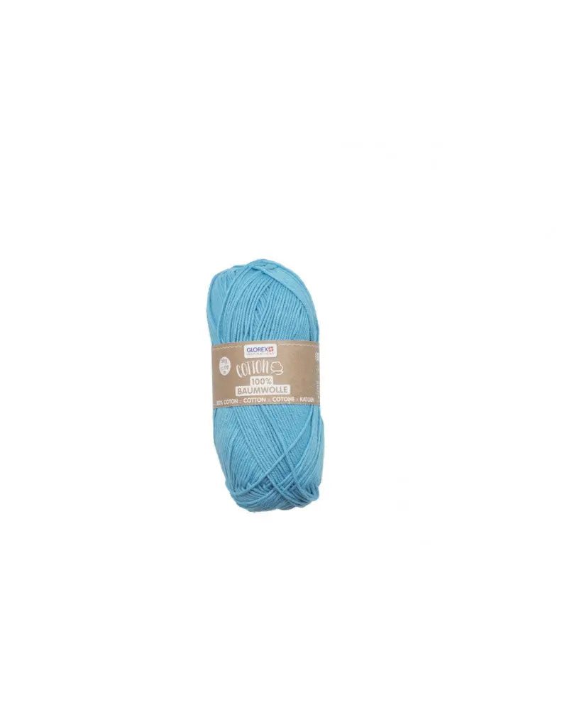 Cotton 100% Baumwolle, 50g, hellblau - Kidis Art