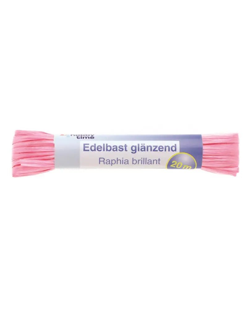 Edelbast 20m pink, glänzend Viscose 10g - Kidis Art