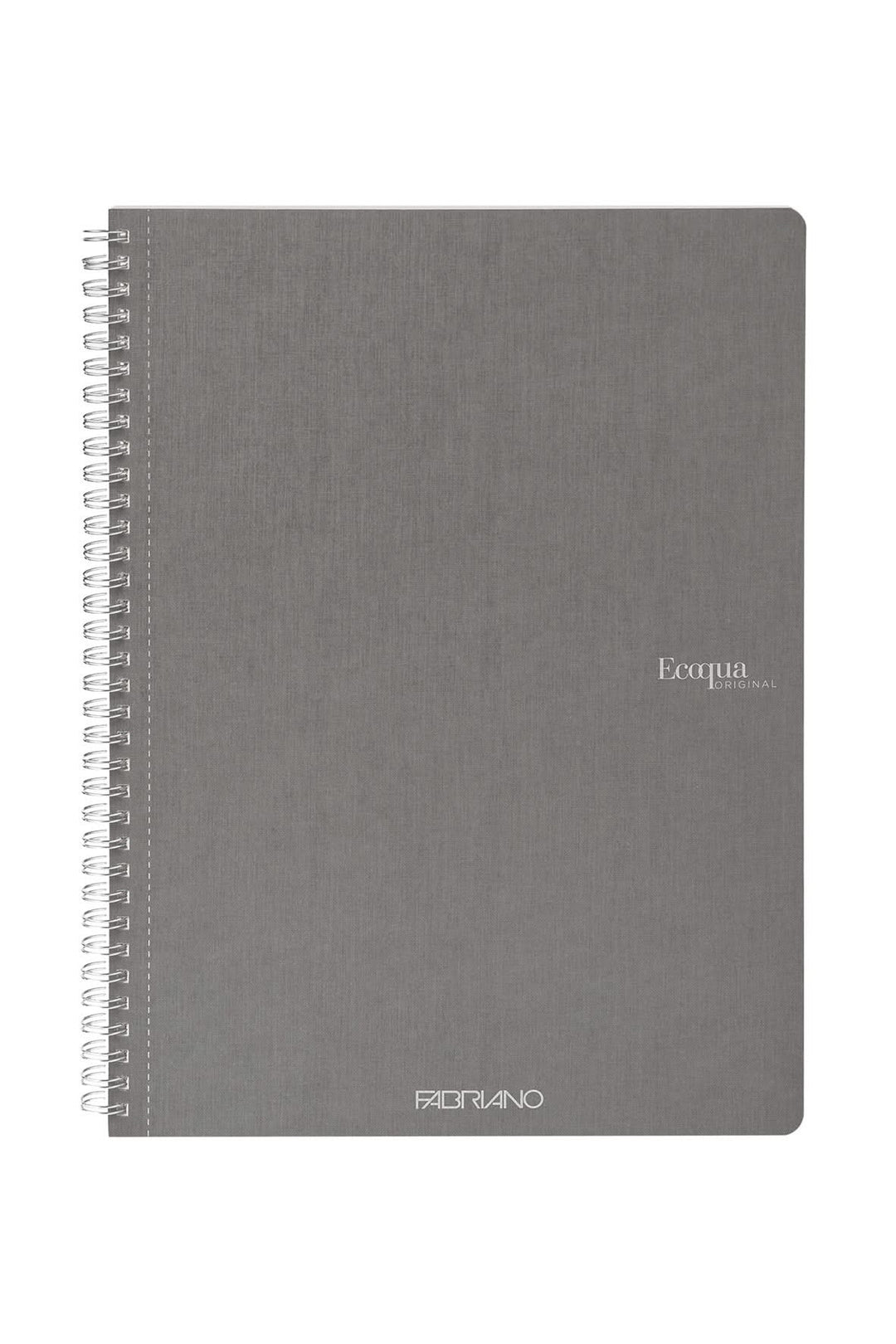 Fabriano Ecoqua Notizheft - antracite - A4 - kariert - Spirale - Kidis Art