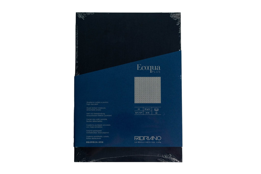 Fabriano Ecoqua Plus Block - dark blue - A4 - dots - Kidis Art