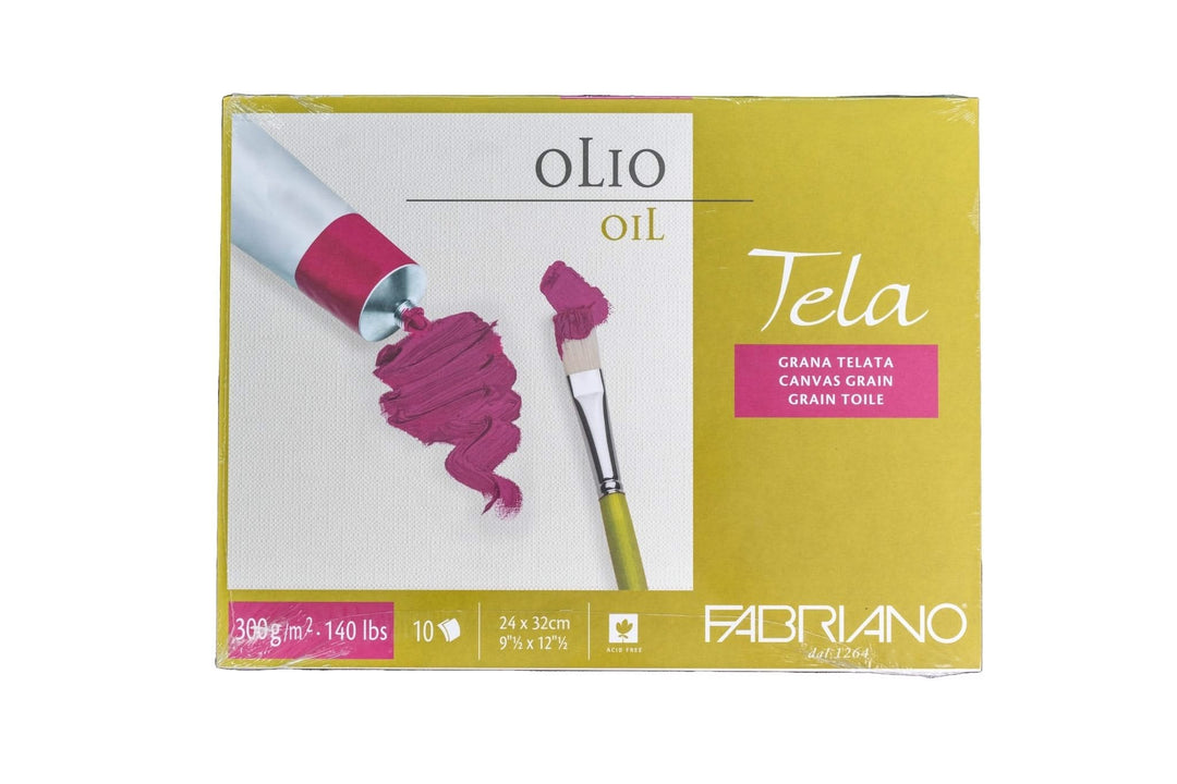 Fabriano Tela Block - 24 x 32 cm - 300g - 10 Blatt - Kidis Art