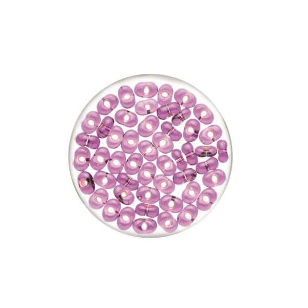 Farfalle 6,5mm Silbereinzug lila 17g - Kidis Art