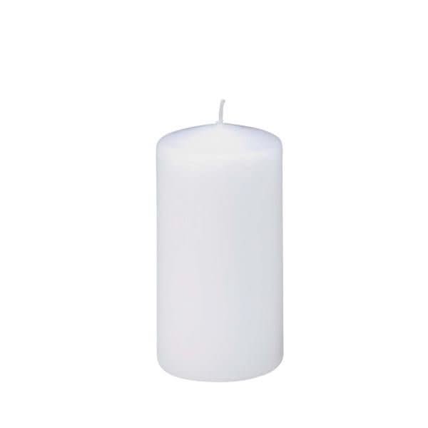 Flachkopfkerzen weiss 60mm/120mm mit Banderole - Kidis Art