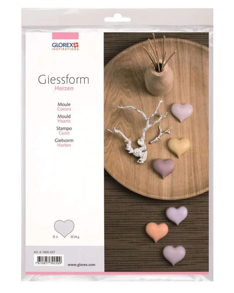 Giessform Herzen - Kidis Art