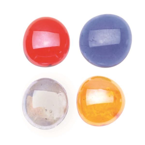 Glasnuggets 200g 20mm mix irisierend - Kidis Art