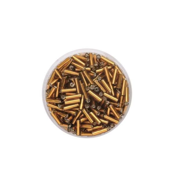 Glasstifte 6,0mm Silbereinzug hellbraun 17g - Kidis Art