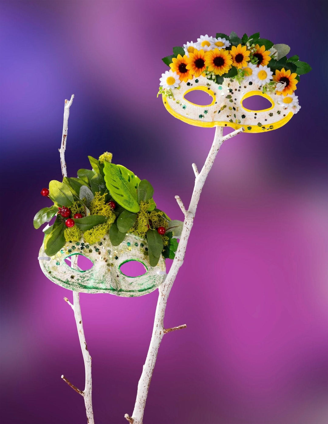 Glitterglue Flasche 53ml "Confetti" Kleeblatt grün/gelb - Kidis Art