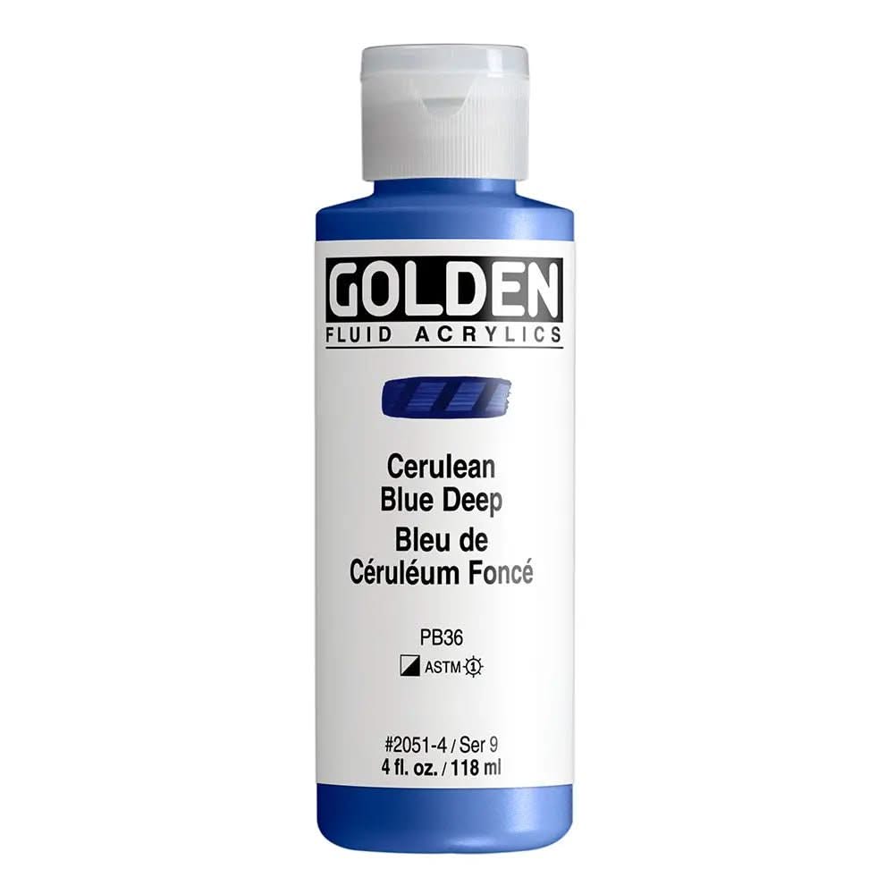 Golden Fluid Acrylfarbe Colinblau Dunkel 118 ml - Kidis Art
